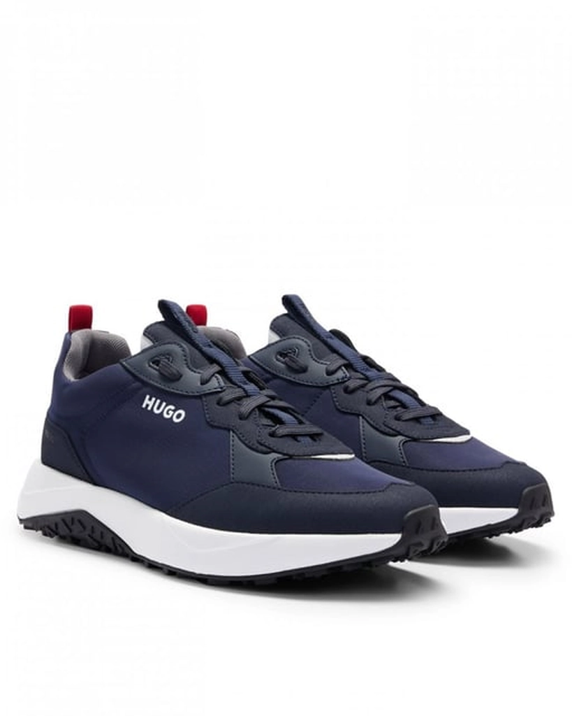 Hugo Boss Mens Kane Runn Trainers - Blue - Size UK 9